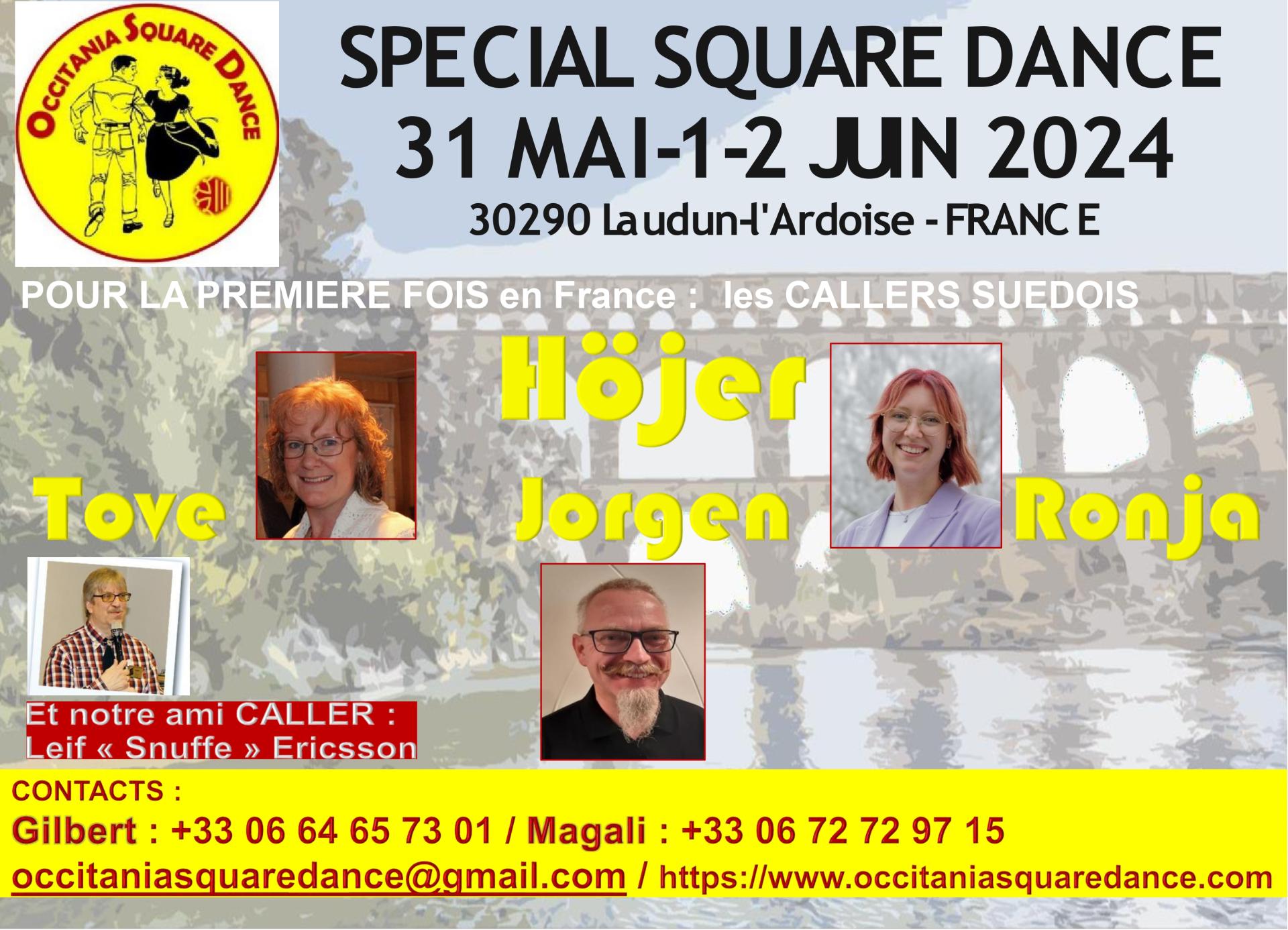 Annoucement special square dance 2024 presentation